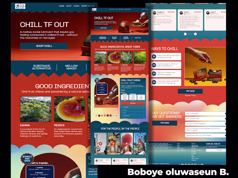 Cover image for Ecom Landing Page project