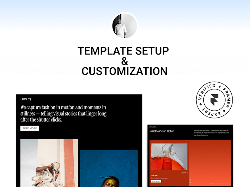 Cover image for Framer Template Customization