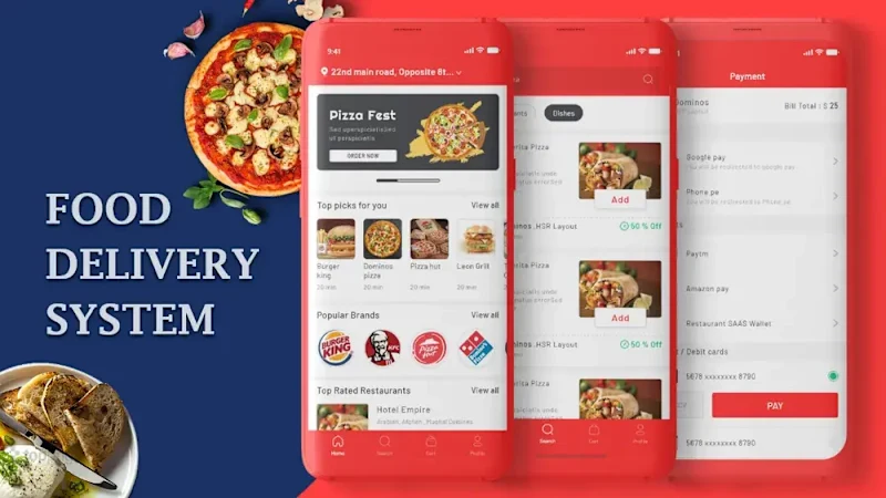 Cover image for Multi-Restaurant Online Food Ordering System Development