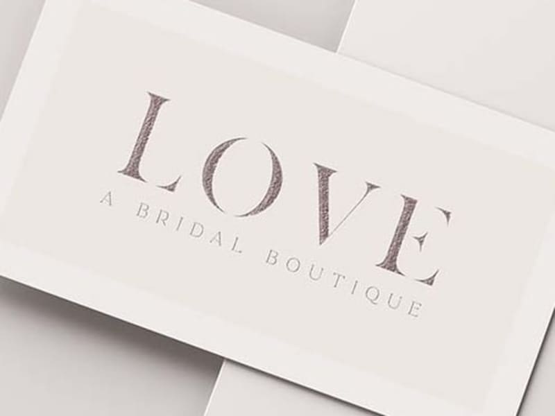 Cover image for Love, a Bridal Boutique rebrand 