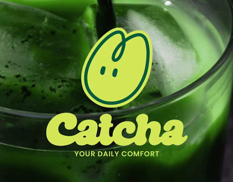 Cover image for Catcha – Playful Matcha Branding & Packaging Design