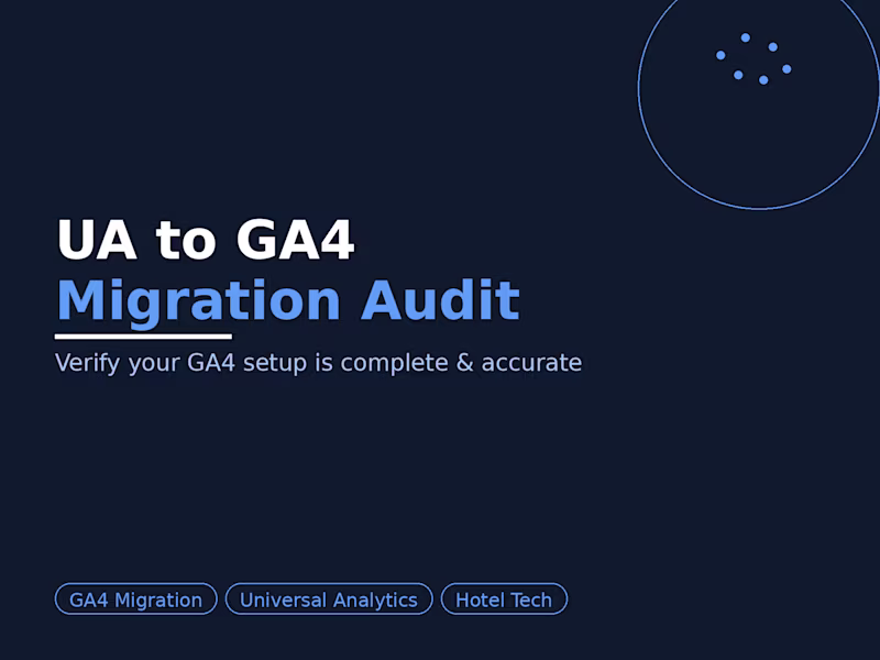 Cover image for UA to GA4 Migration Audit