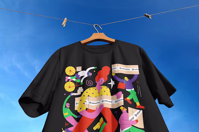 Cover image for 8returns | T-shirt Design