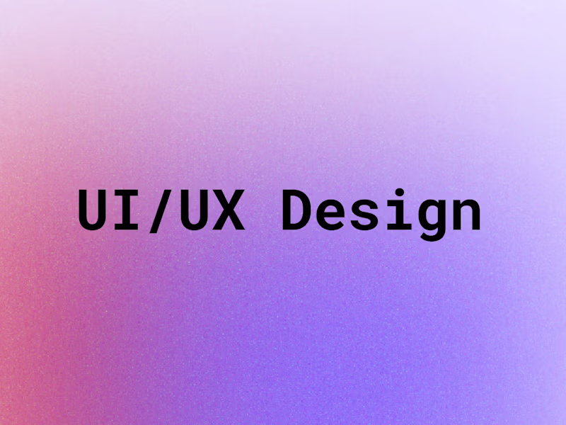 Cover image for User-Centered Product Design (UI/UX)