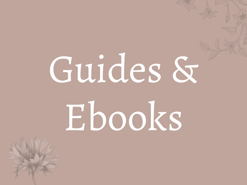 Cover image for Sections of Guides and Ebooks