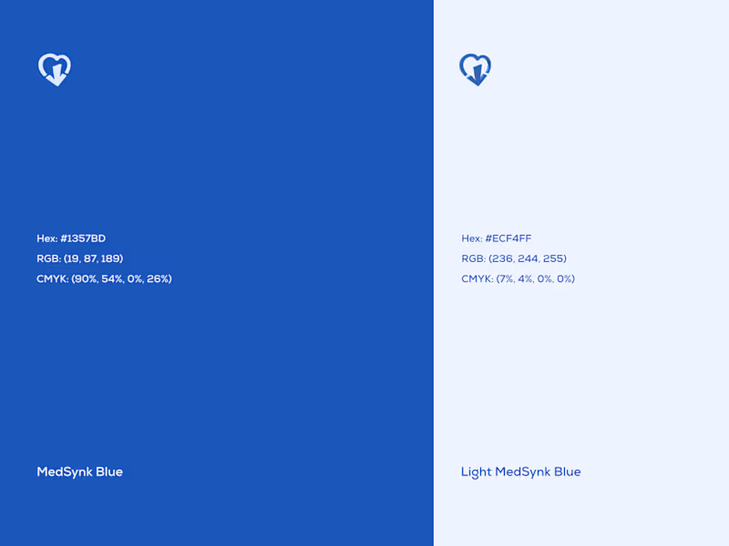 Cover image for MedSynk’s visual language lives where clarity meets care. Cl...
