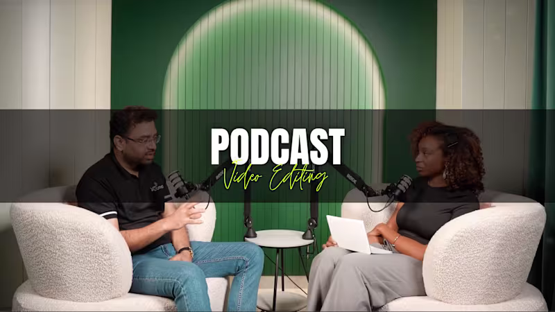 Cover image for Podcast Video Editing | Graphics 