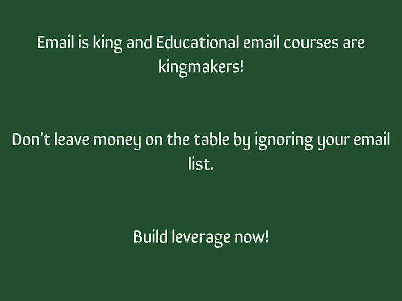 Cover image for An educational email course welcome email' for a personal brand.