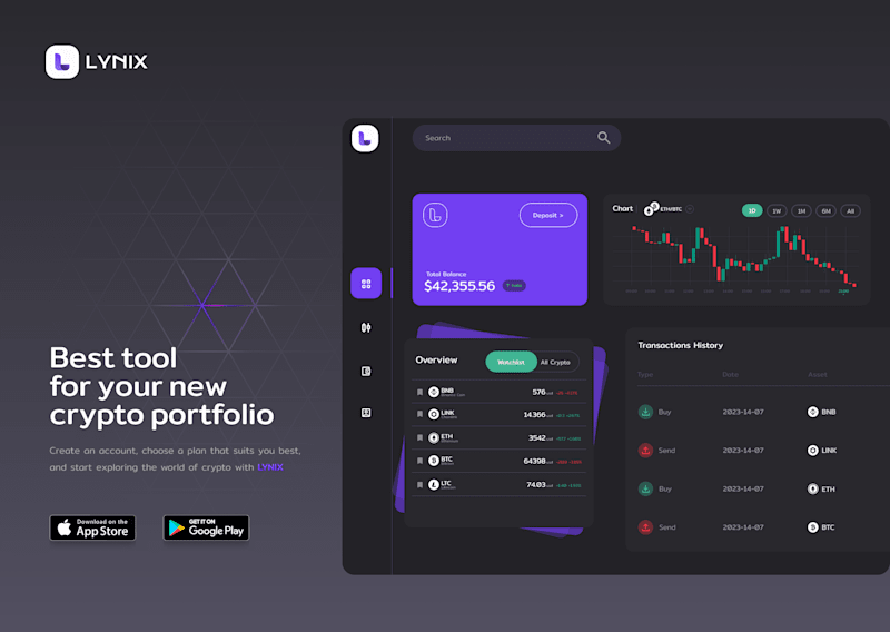 Cover image for Crypto Wallet App Design (concept)