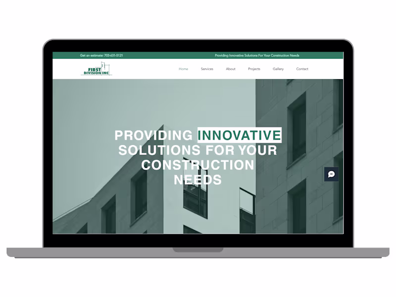 Cover image for Wix Website Upgrade & Modernization for Construction Company