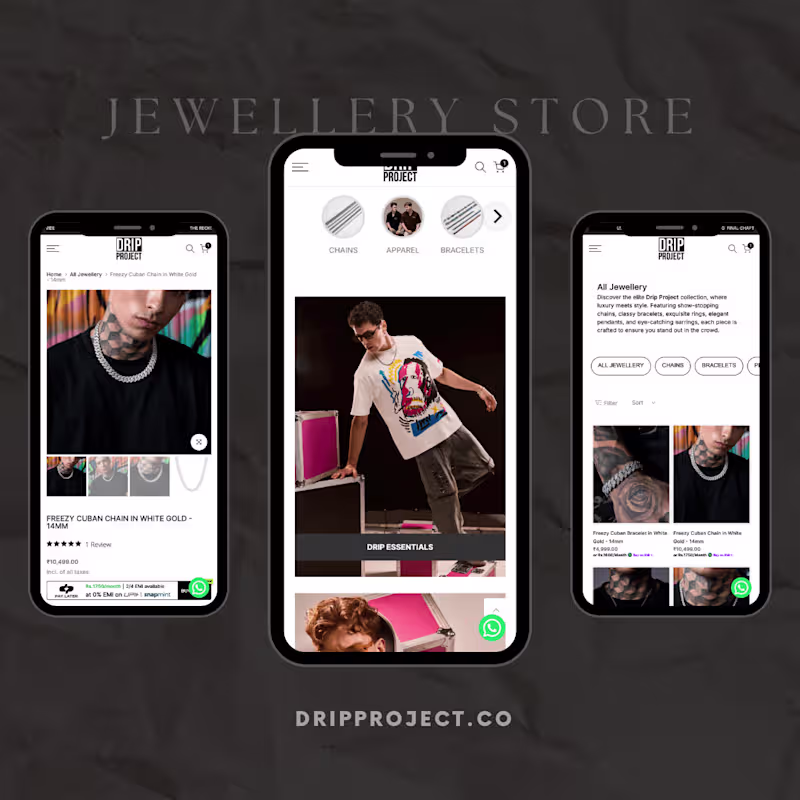 Cover image for Sunil Shetty’s Luxury Jewellery Brand – Website Development