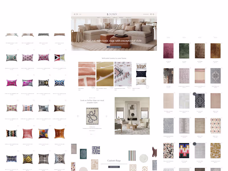 Cover image for LOOMY Rug Brand Shopify Overhaul