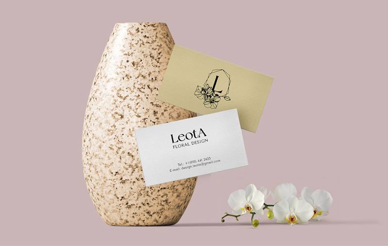 Cover image for Logo design, Leota floral design: Behance