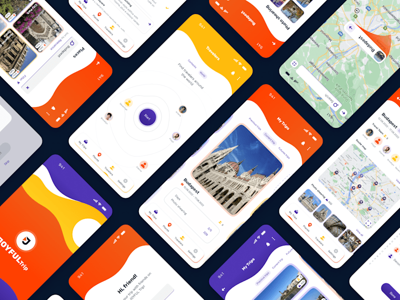 Cover image for Travel planning app UX/UI design