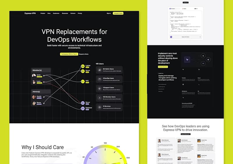 Cover image for Framer Landing Page Design for DevOps Security Platform