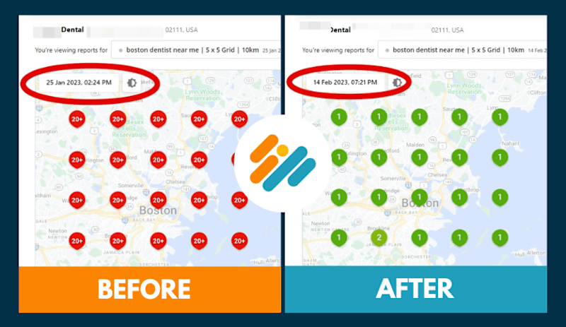 Cover image for Local SEO Proof - Dentist in Boston, US (From Rank 20 to Rank 1)