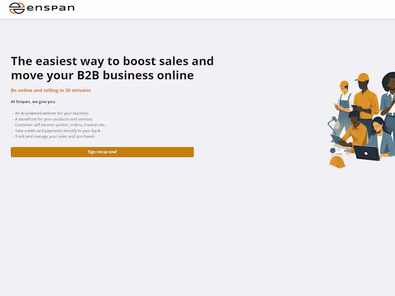 Cover image for Enspan B2B Marketplace