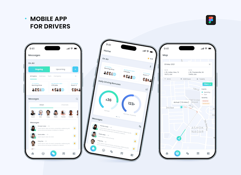 Cover image for Mobile app for drivers