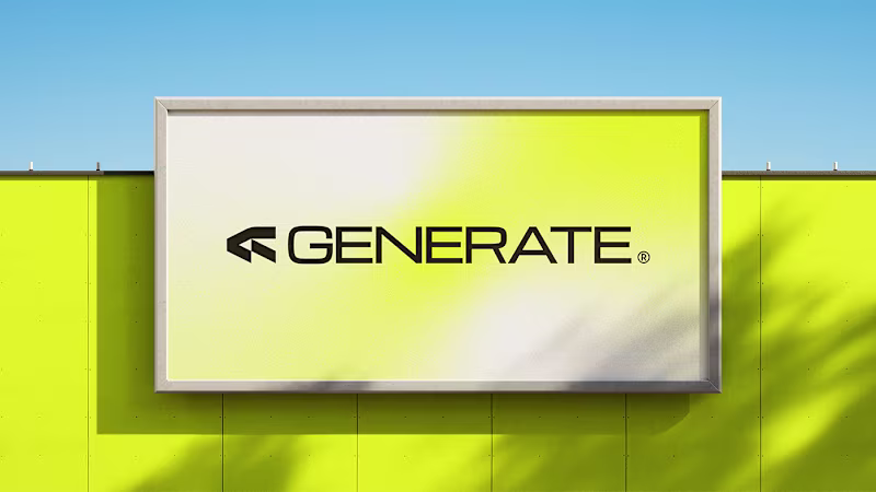 Cover image for Generate - Brand Identity on Behance