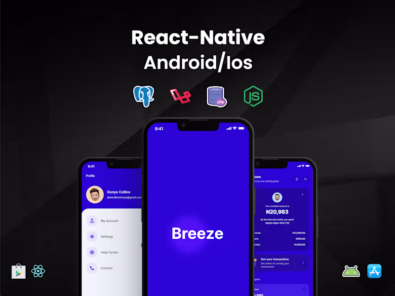 Cover image for Custom Mobile Application Development (iOS & Android)