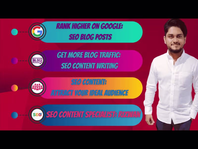 Cover image for Boost Your Brand with Expert Blog Writing & SEO Strategies