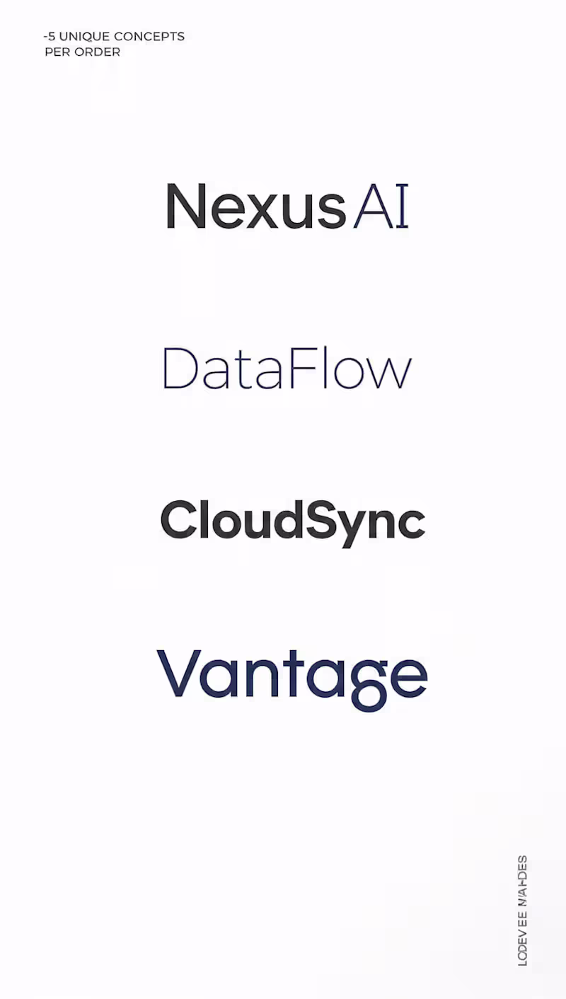Cover image for Tech & AI Startup Logo