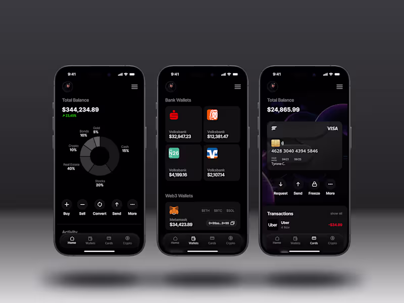 Cover image for Fintrack concept design