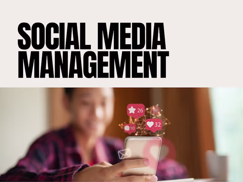Cover image for Organic Social Media Management