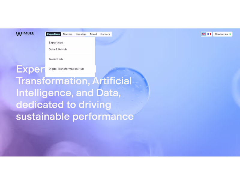 Cover image for Wimbee – Pioneering Digital Transformation and AI Excellence