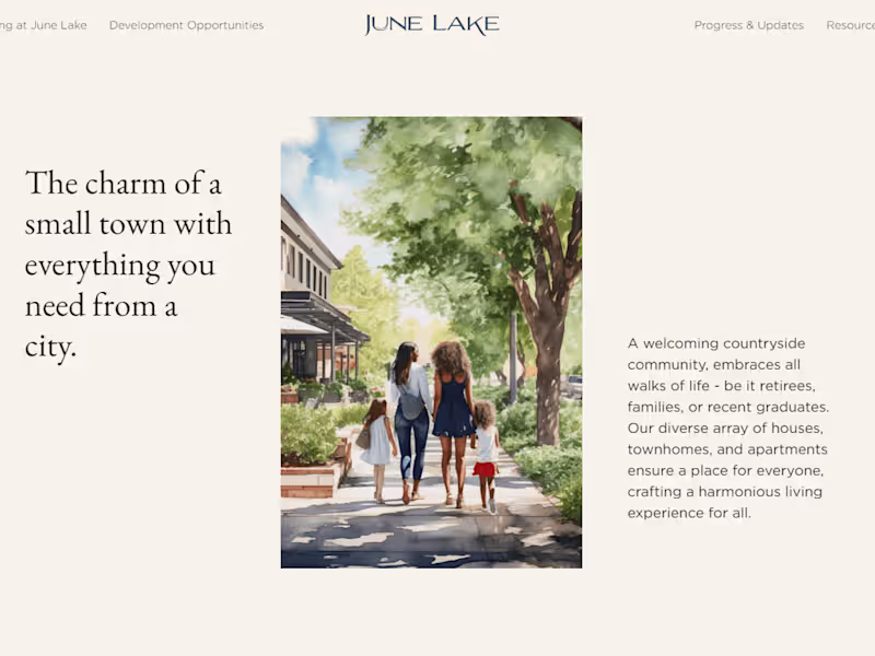 Cover image for June Lake Figma To Webflow Development