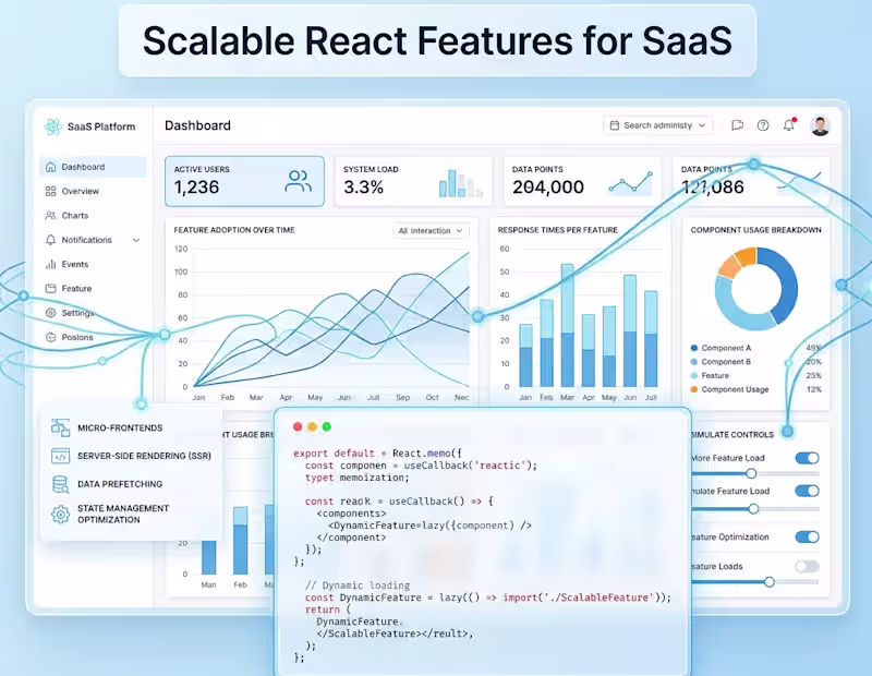 Cover image for Build Scalable React Features (State, API, Performance)