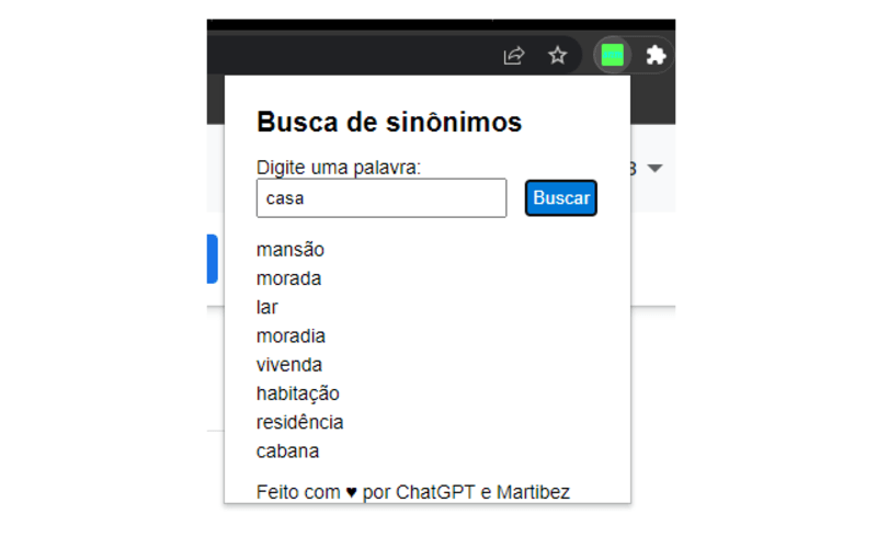 Cover image for Synonym Extension
