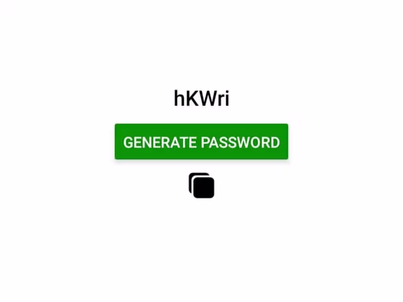 Cover image for Password generator 