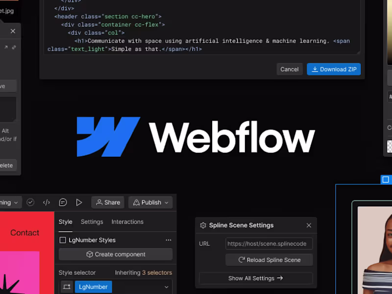 Cover image for Custom Webflow Design, Development and Maintenance for Websites