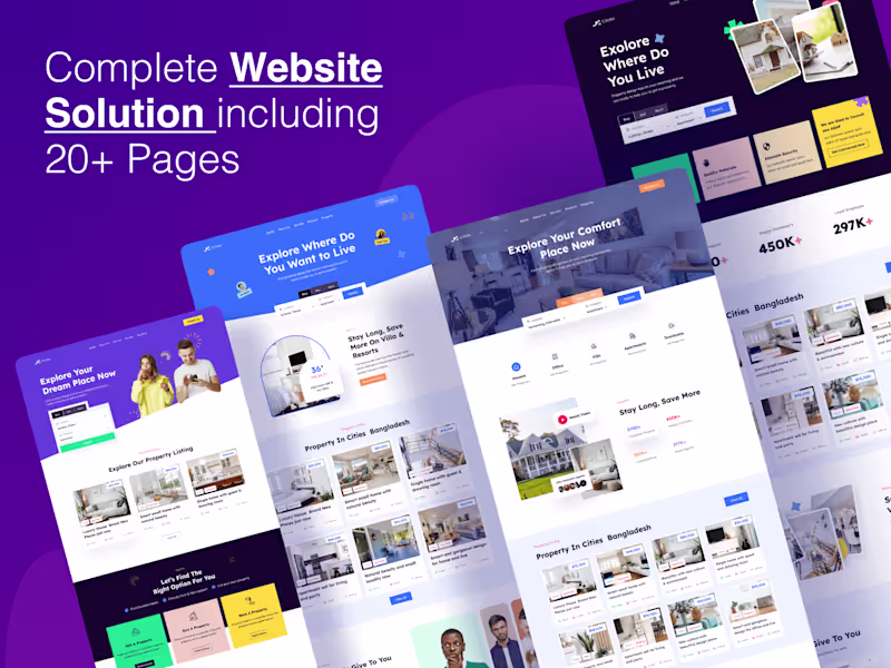 Cover image for Get Complete Website Designs!