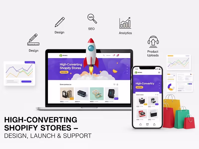 Cover image for Complete Shopify Store Solutions: Design, Development & Support