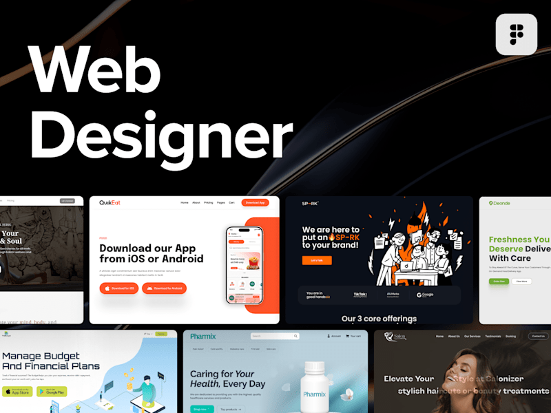 Cover image for Professional Website & Landing Page Design in Figma