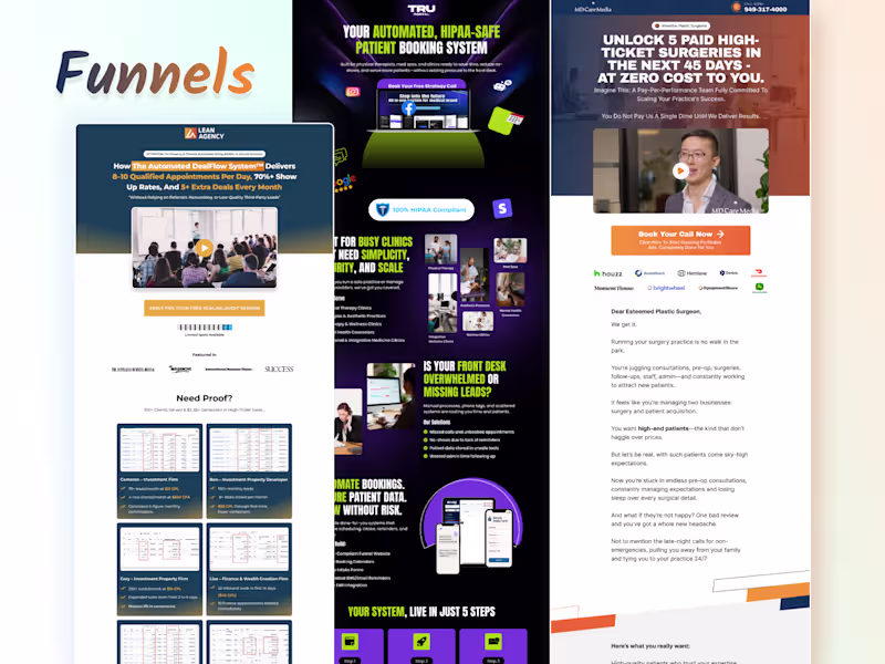 Cover image for GoHighLevel  Funnel Design, Landing Page  Expert