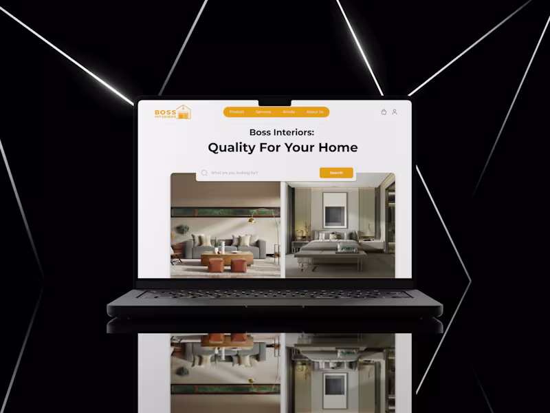 Cover image for Boss Interiors - Web Design
