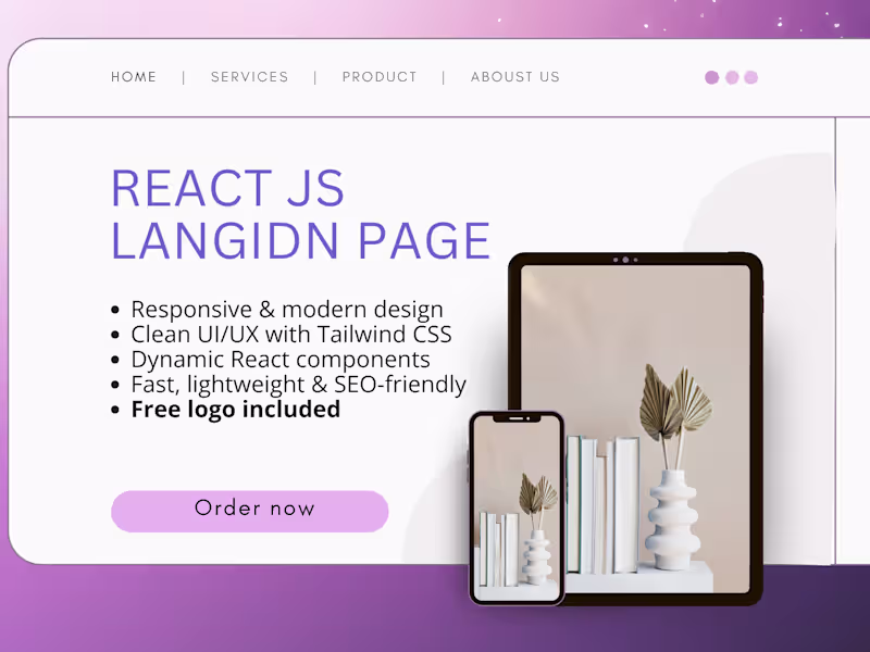 Cover image for Custom Landing Page