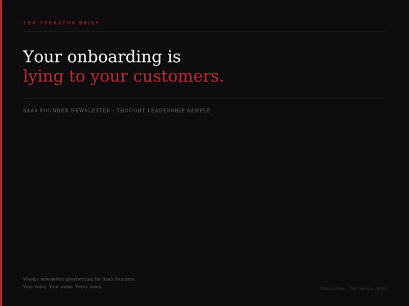 Cover image for Newsletter Ghostwriting  - Growth