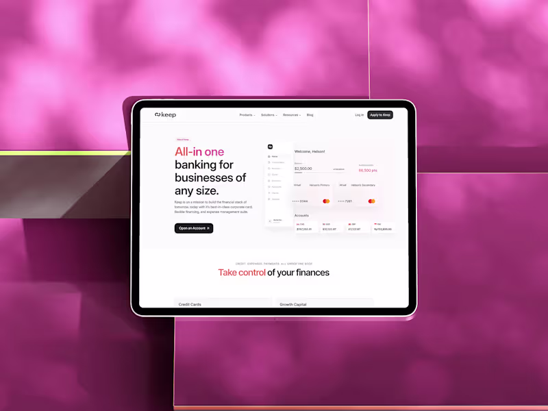 Cover image for Keep - Canadian Corporate Card