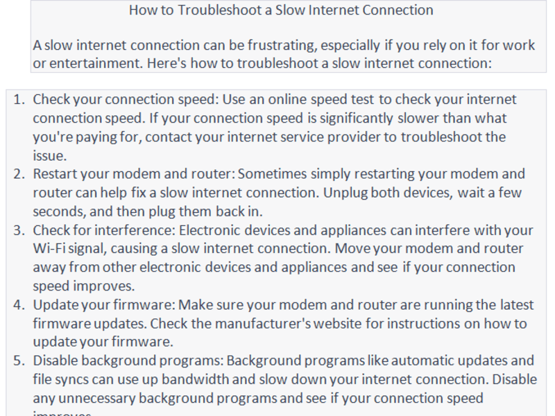 Cover image for How to Troubleshoot a Slow Internet 