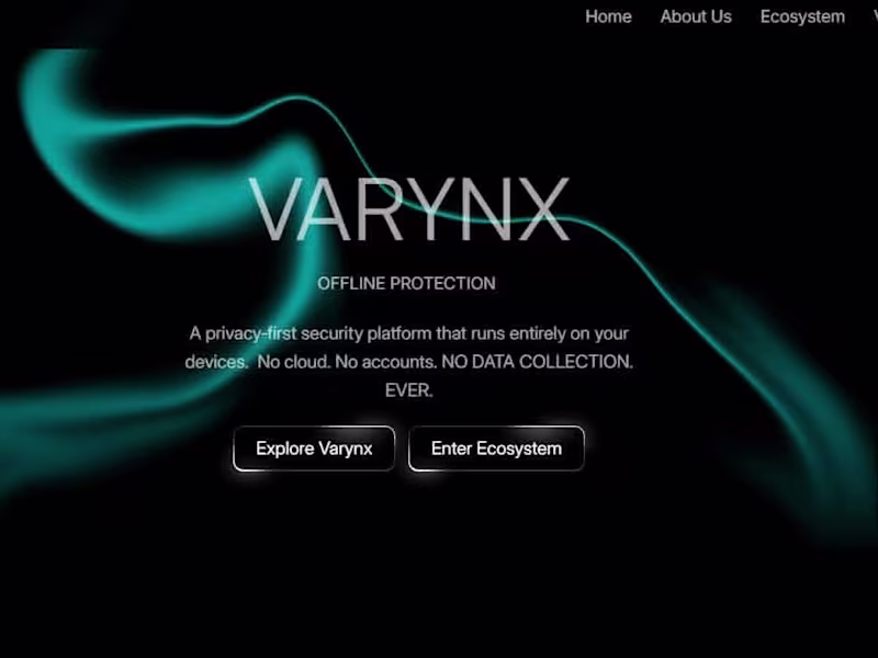 Cover image for VARYNX Identity & Web Migration
