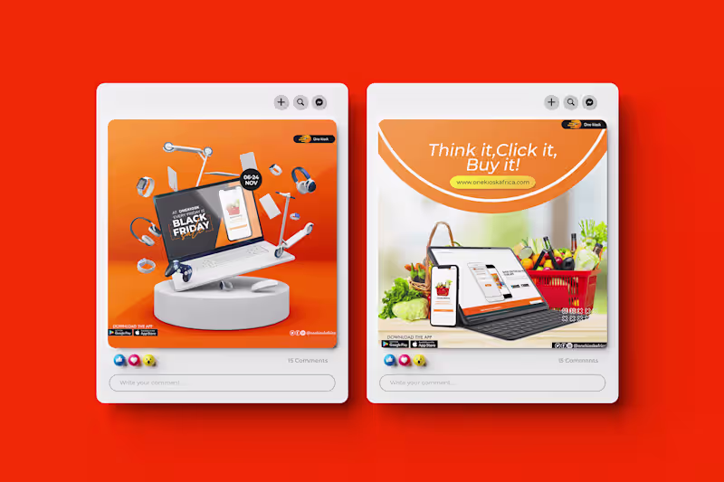 Cover image for Social Media Designs For An Ecommerce Brand