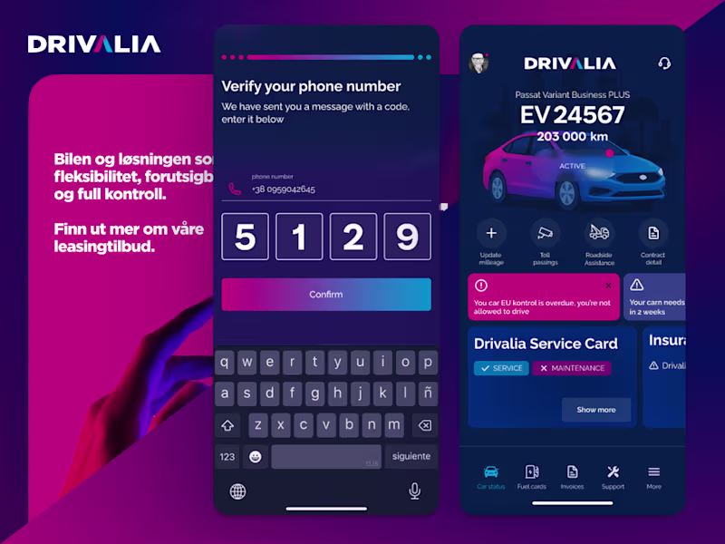 Cover image for Drivalia - Car Rental Mobile