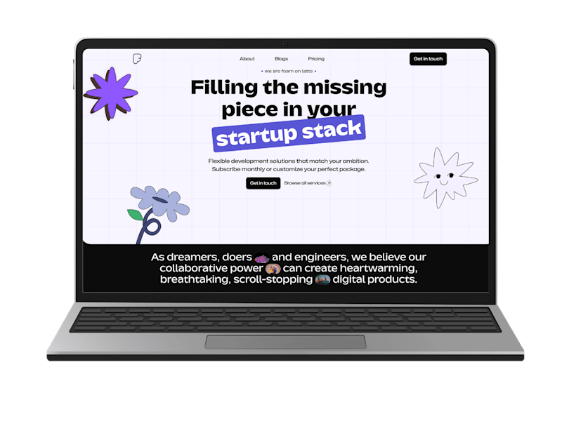 Cover image for Webflow Site for Foam On Latte Inc. 