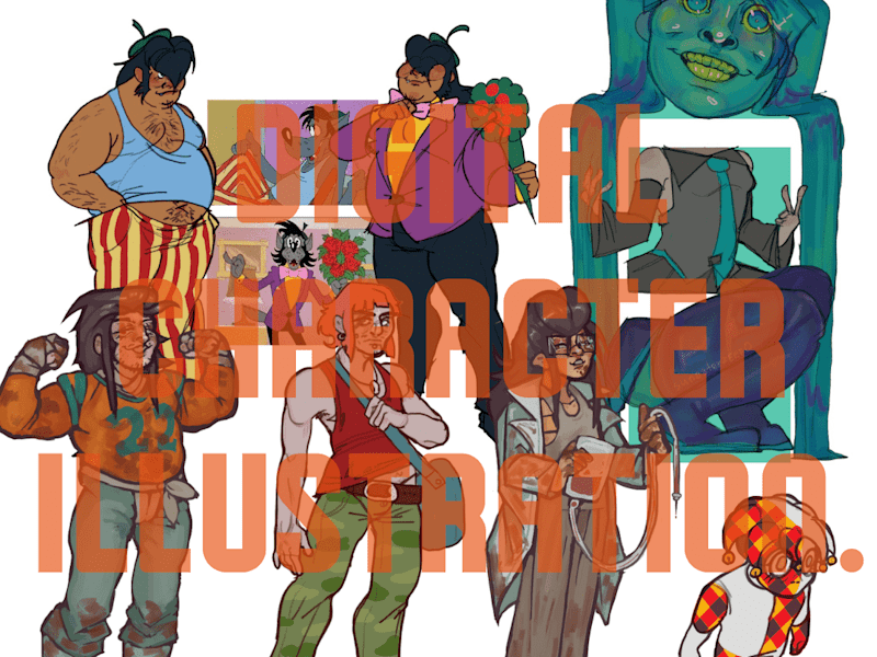 Cover image for HD CHARACTER ILLUSTRATION!