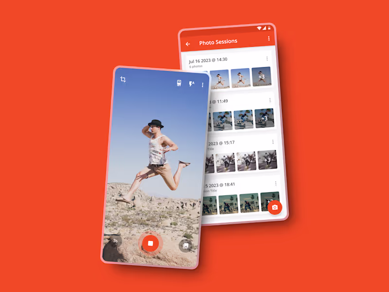 Cover image for Mobile App Design - Jump-in-front Camera