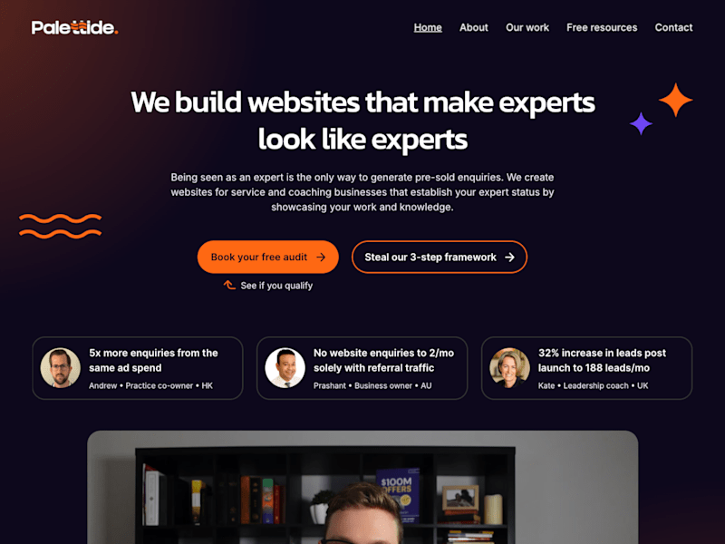 Cover image for Design Agency Website • Design & Development
